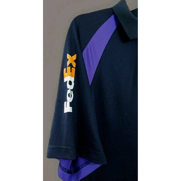 Stan Herman Utility Work Shirt Purple Black Polo Men’s L Courier Style Tech Wear - Picture 2 of 8